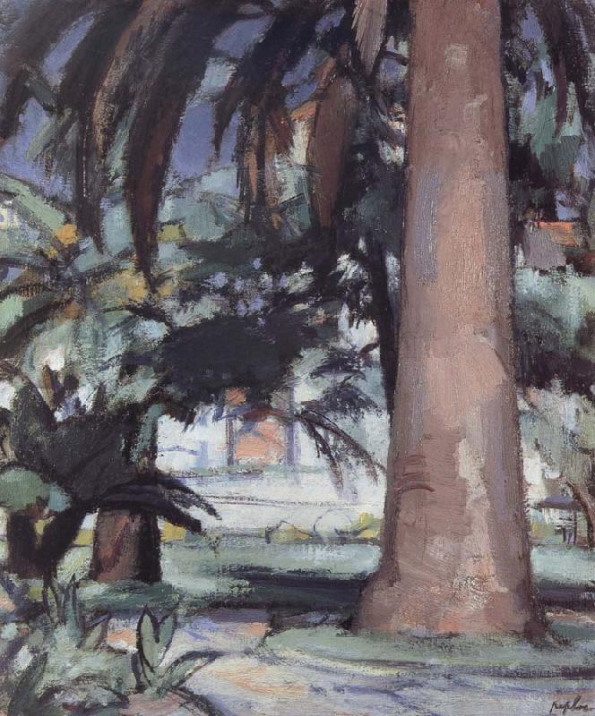 Samuel John Peploe Palm Trees,Antibes oil painting image